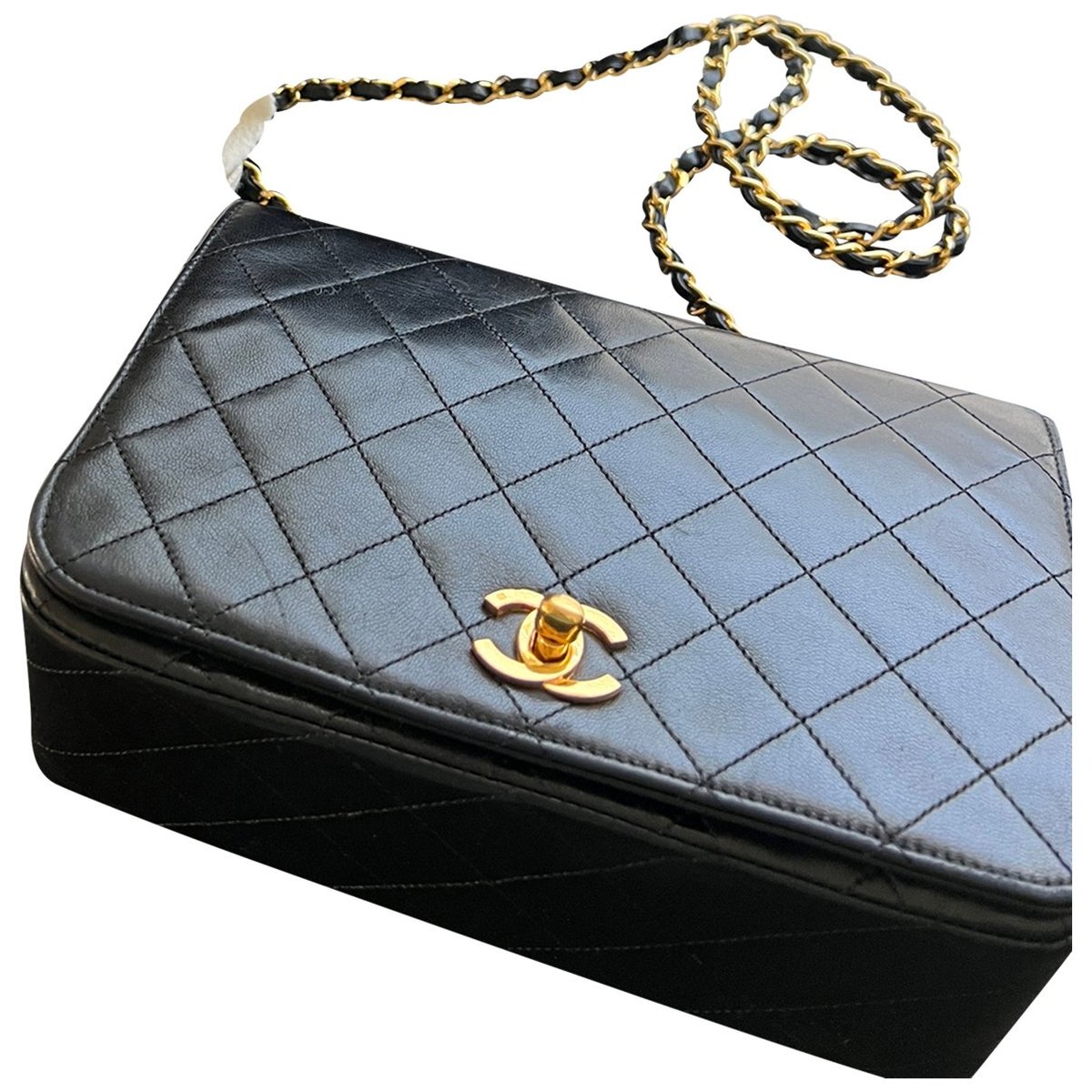 Vintage CC Chain leather crossbody bag