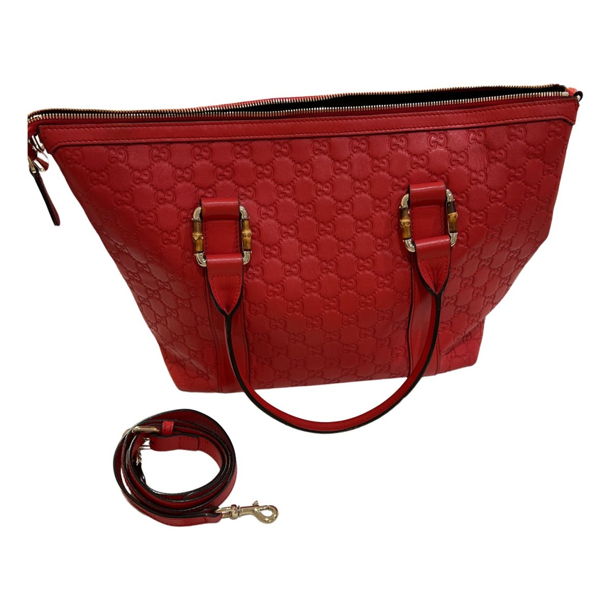 Boston leather handbag