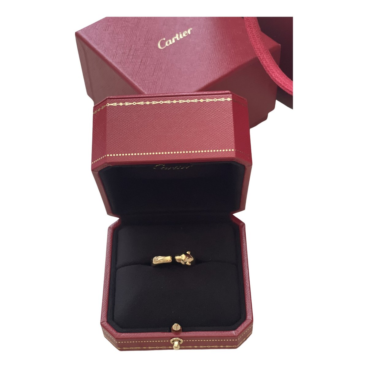 Panthère yellow gold ring