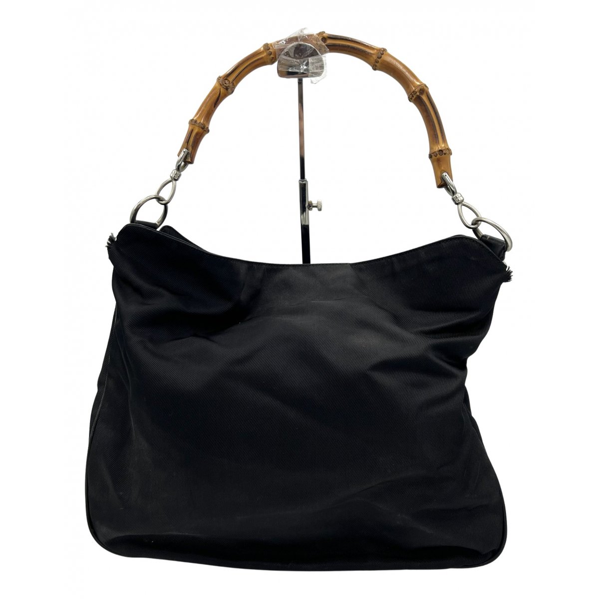 Bamboo Top Handle cloth handbag