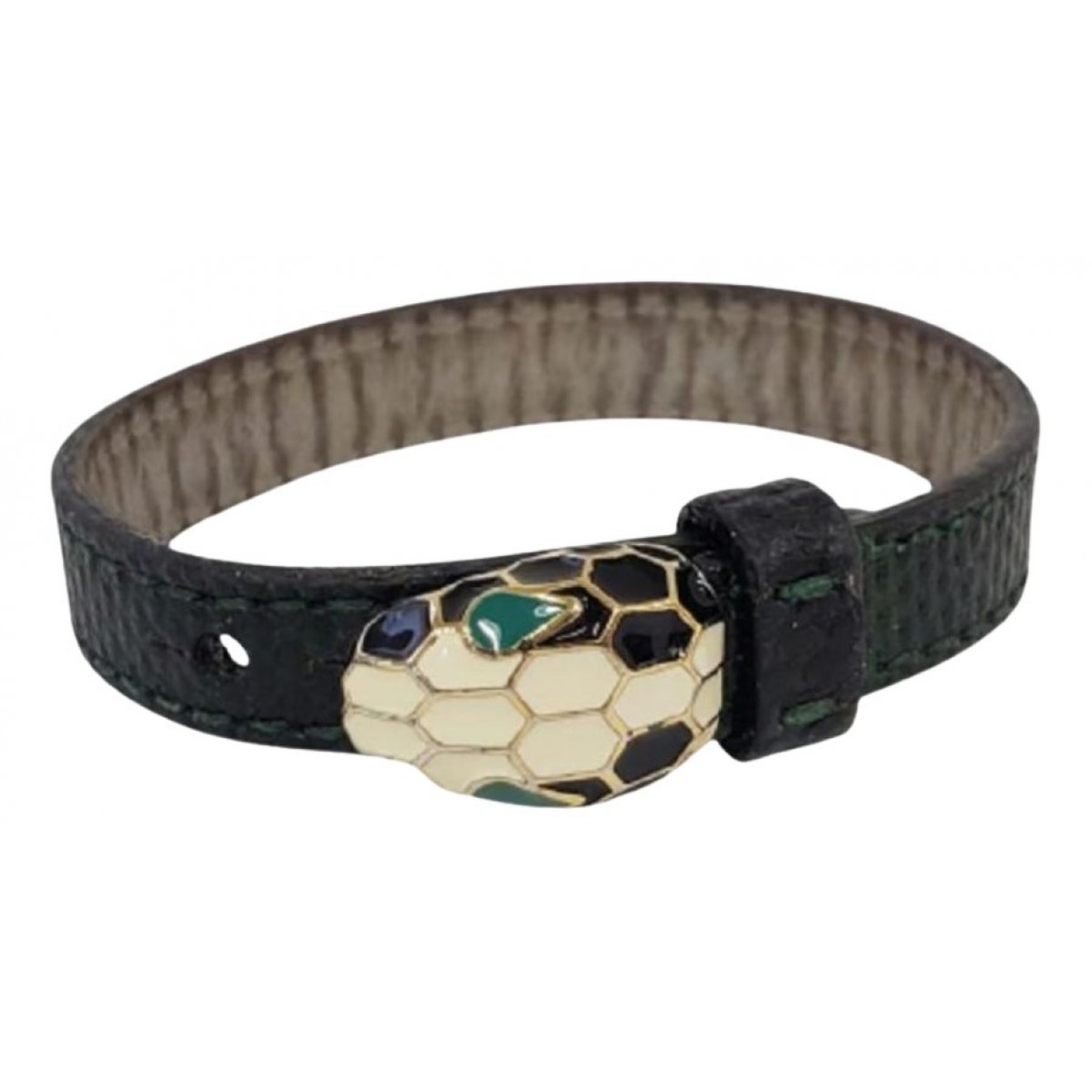 Serpenti leather bracelet