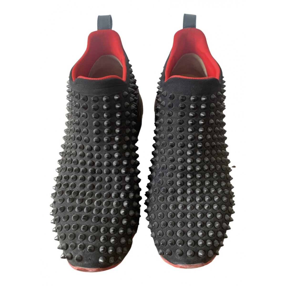 Spike Sock leather trainers
