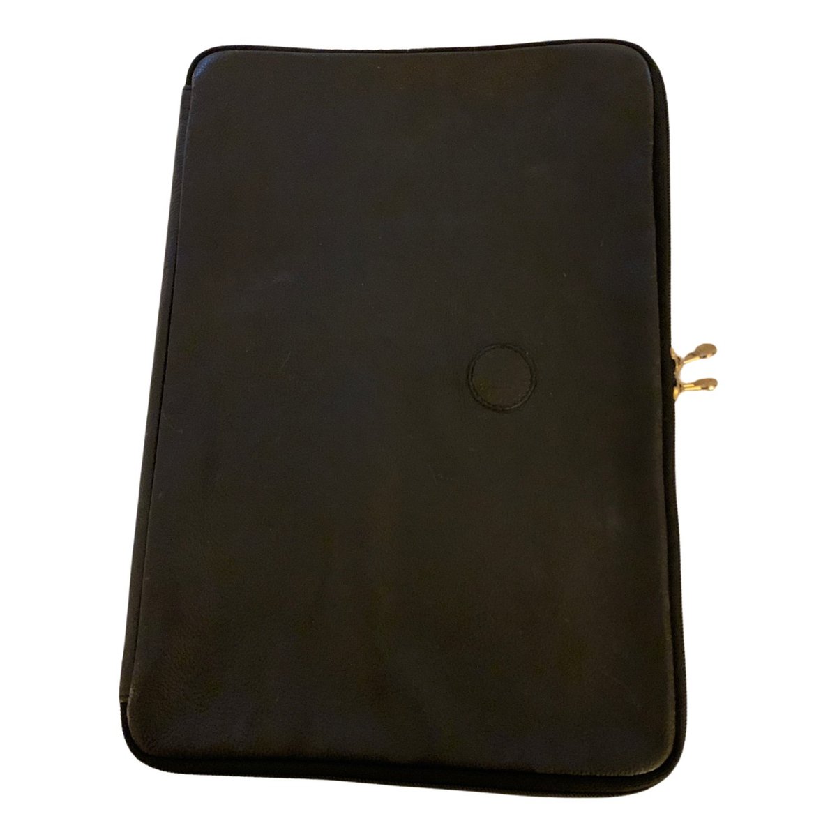 Pocket leather handbag