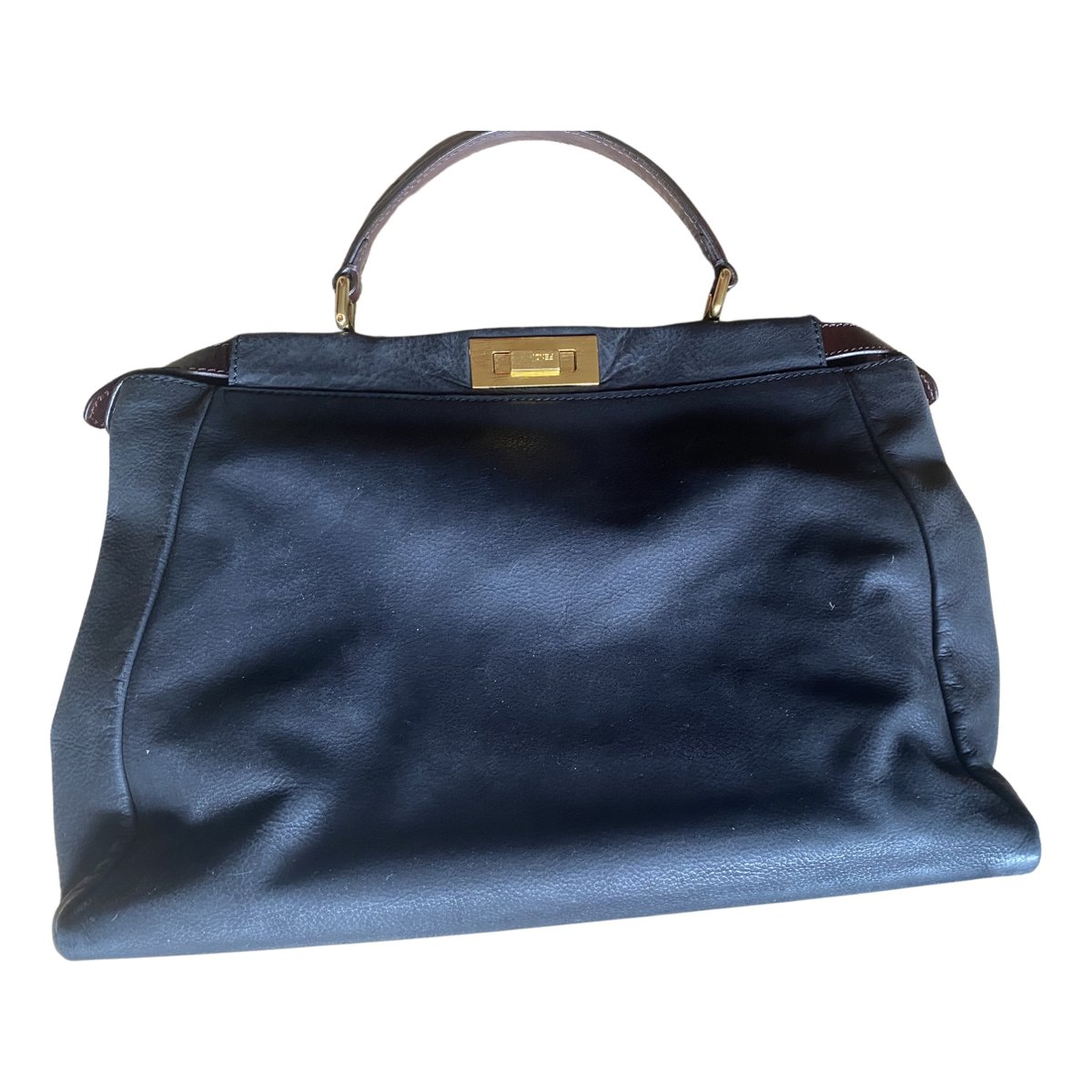 Peekaboo leather handbag