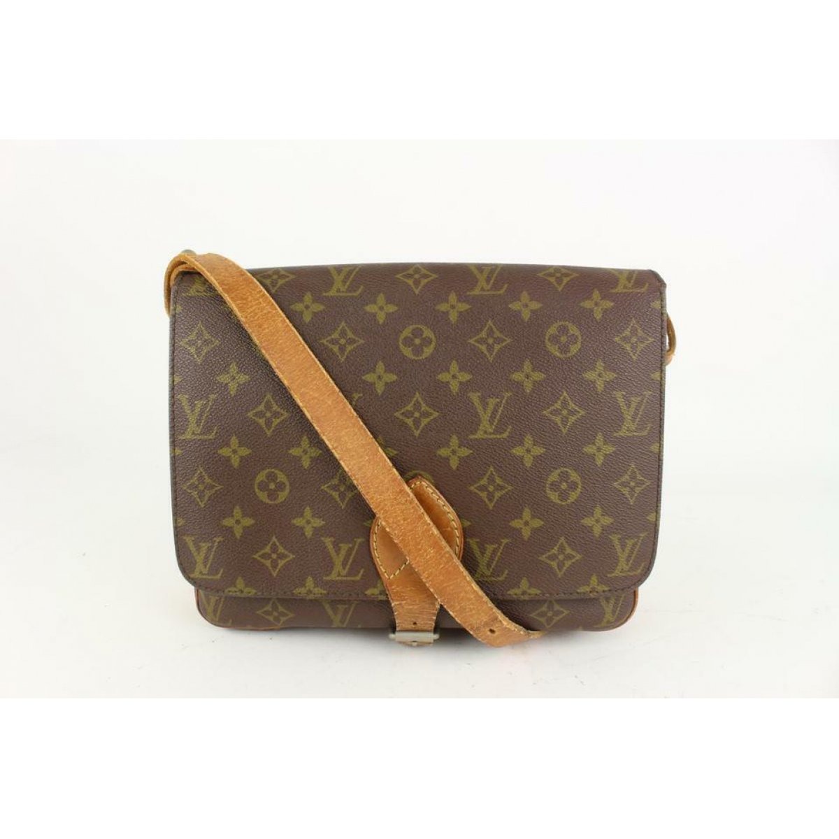 Cartouchière patent leather crossbody bag
