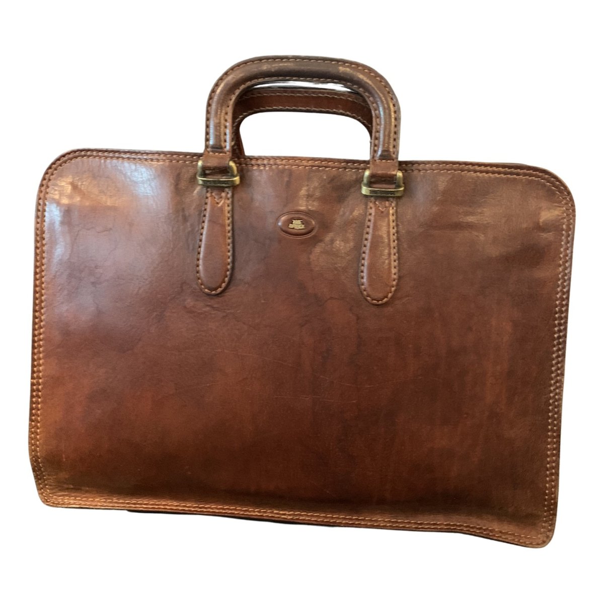 Leather satchel