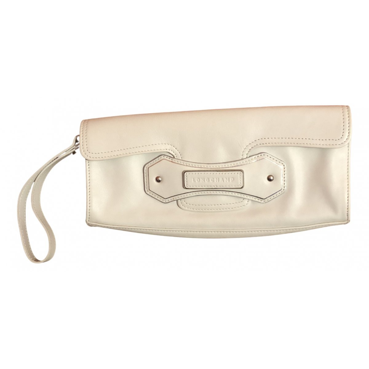 3D leather clutch bag