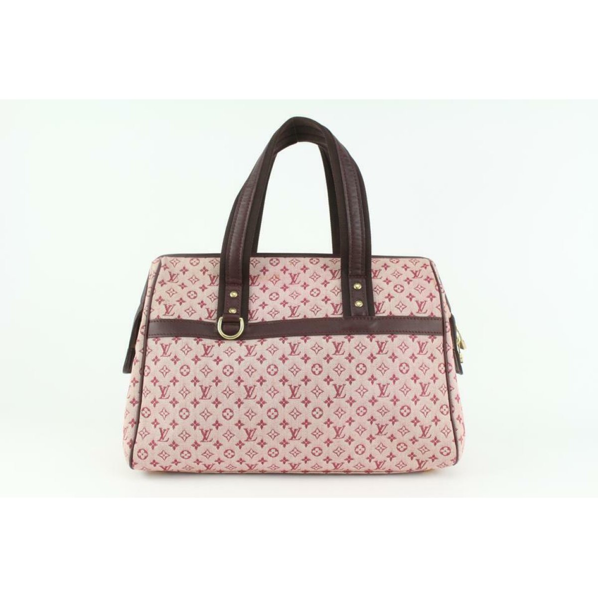 Josephine patent leather satchel
