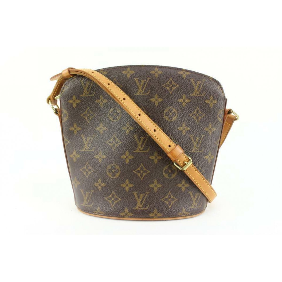 Drouot patent leather crossbody bag