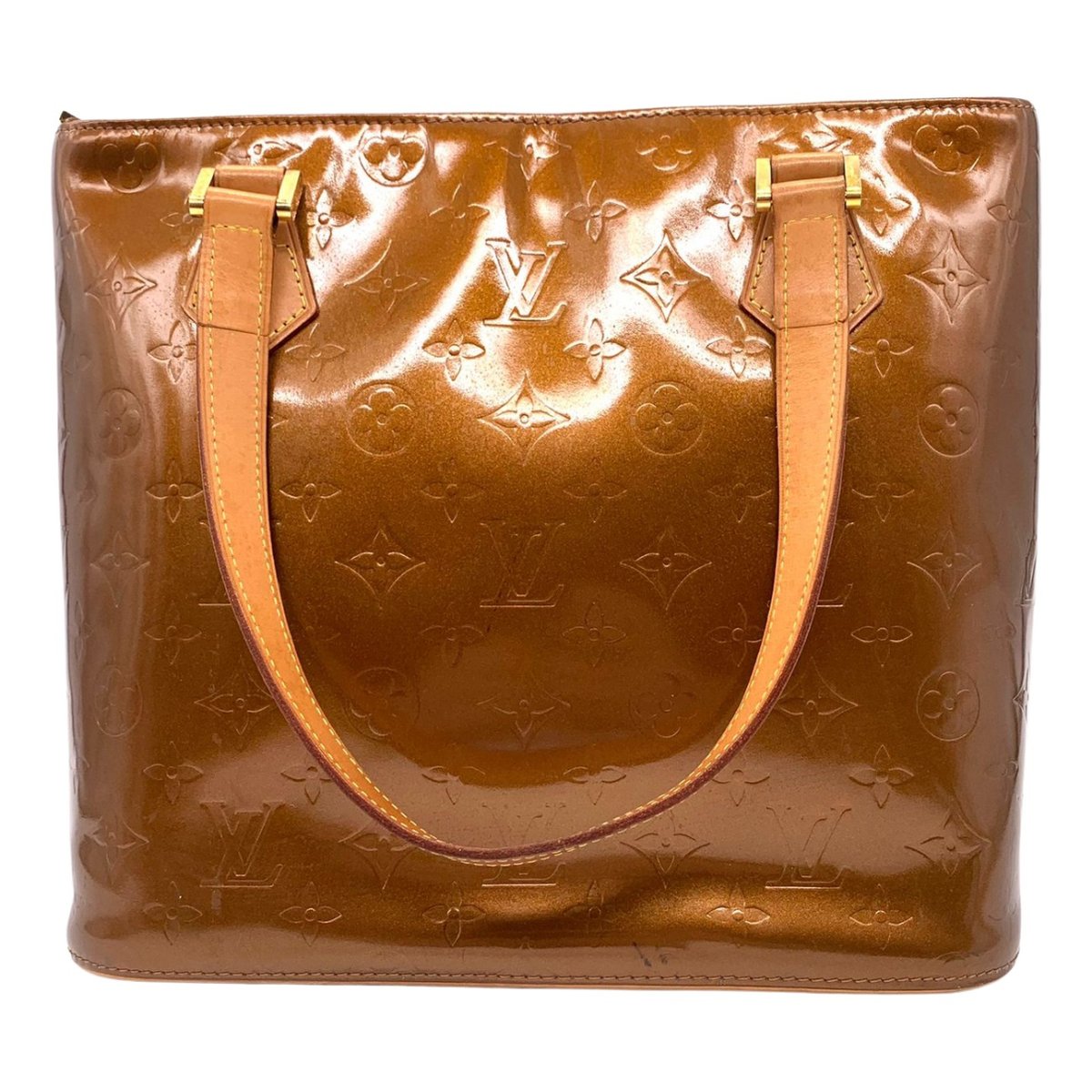 Brentwood patent leather tote