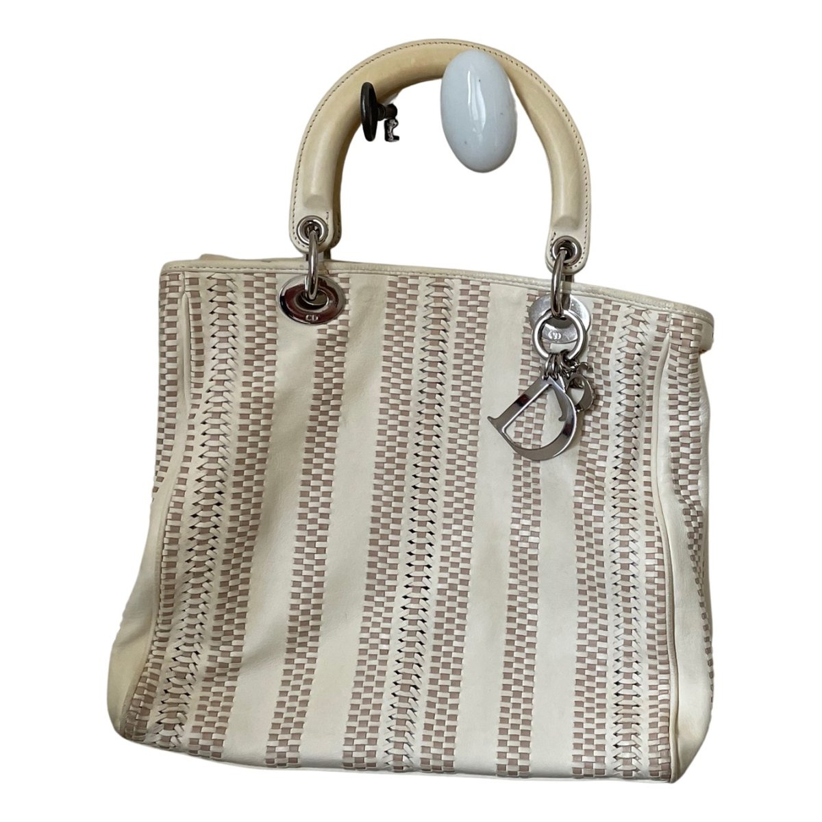 Lady Dior leather handbag