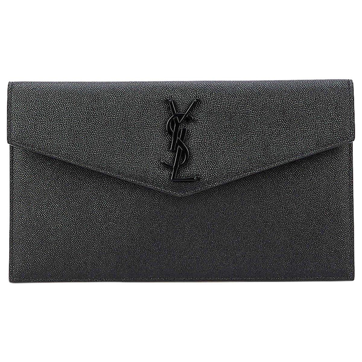 Uptown leather clutch bag