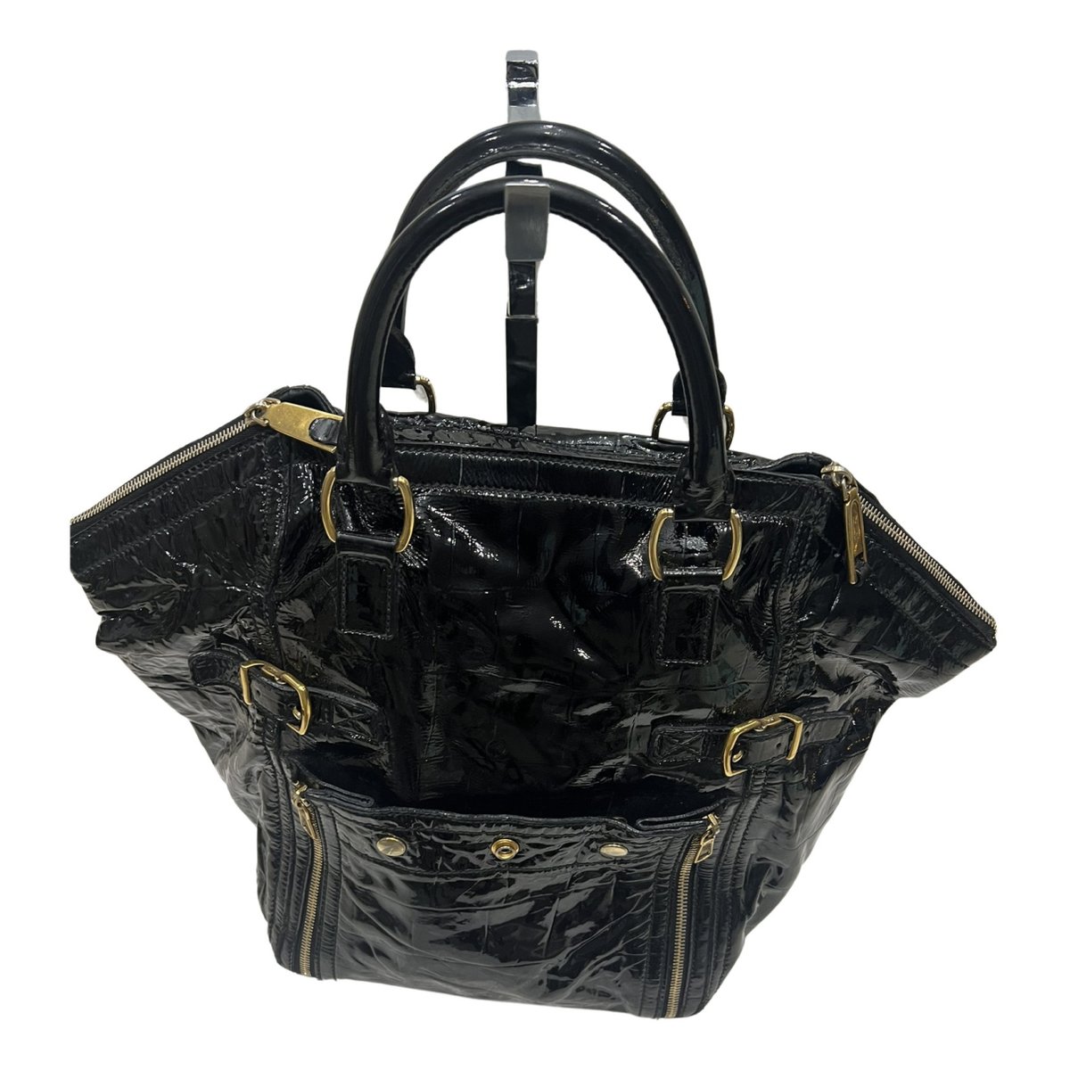 Downtown leather handbag