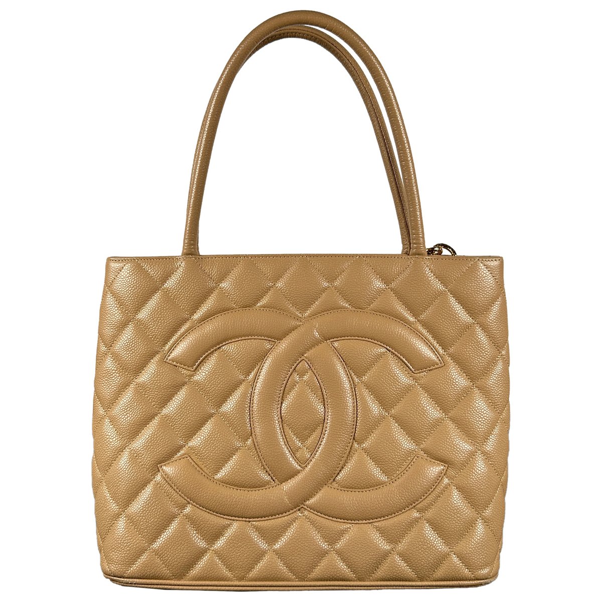 Médaillon leather handbag