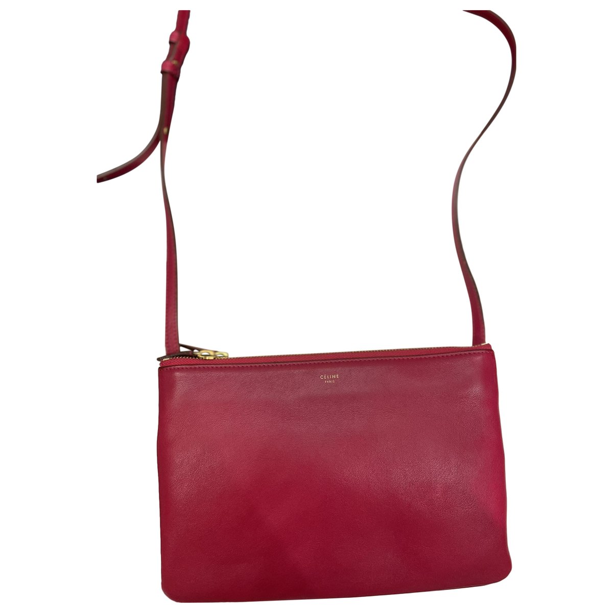 Trio leather crossbody bag