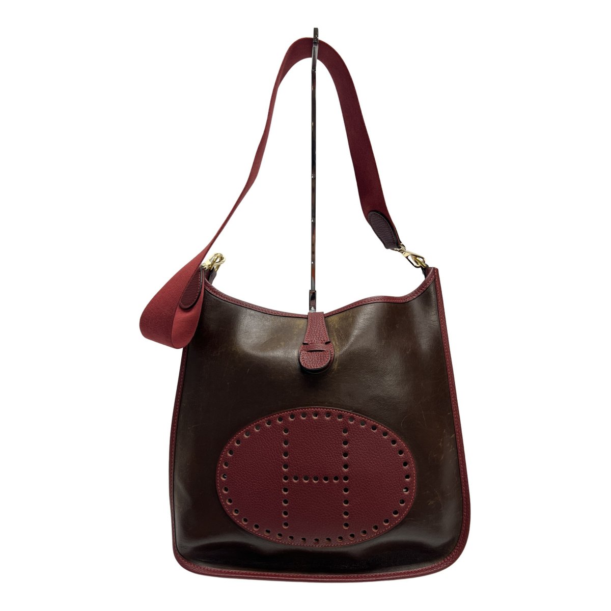 Evelyne leather handbag