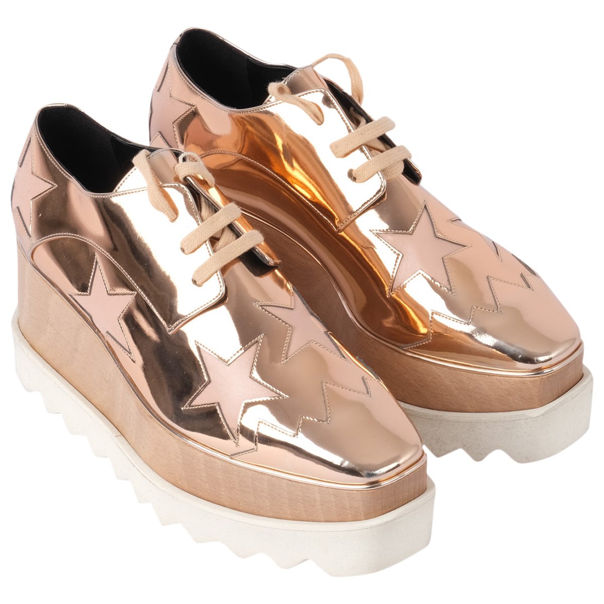 Elyse leather lace ups