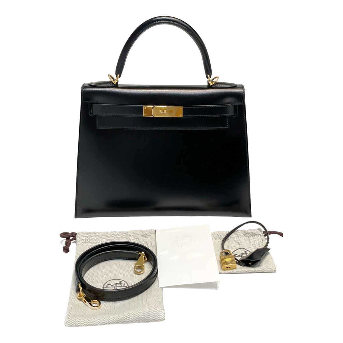 Kelly 28 leather handbag