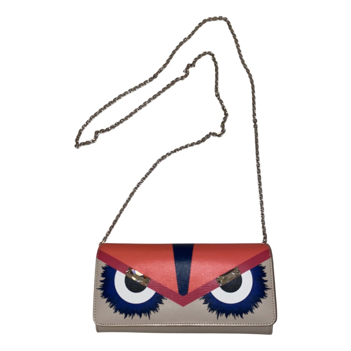 Wallet On Chain leather handbag