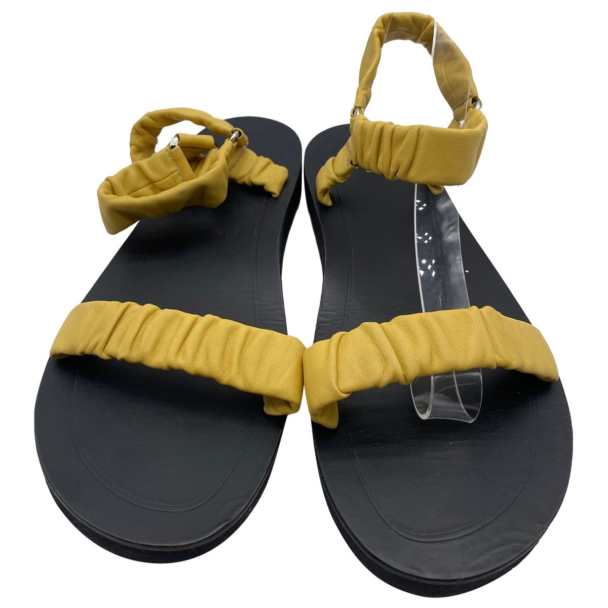 Hook And Loop leather sandal