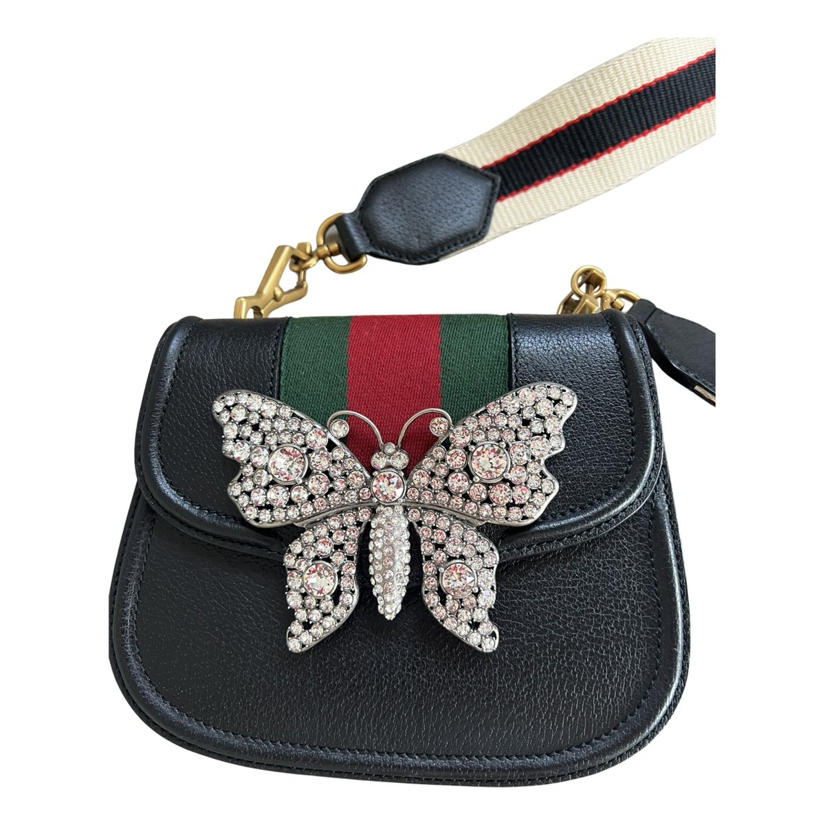 GucciTotem leather crossbody bag