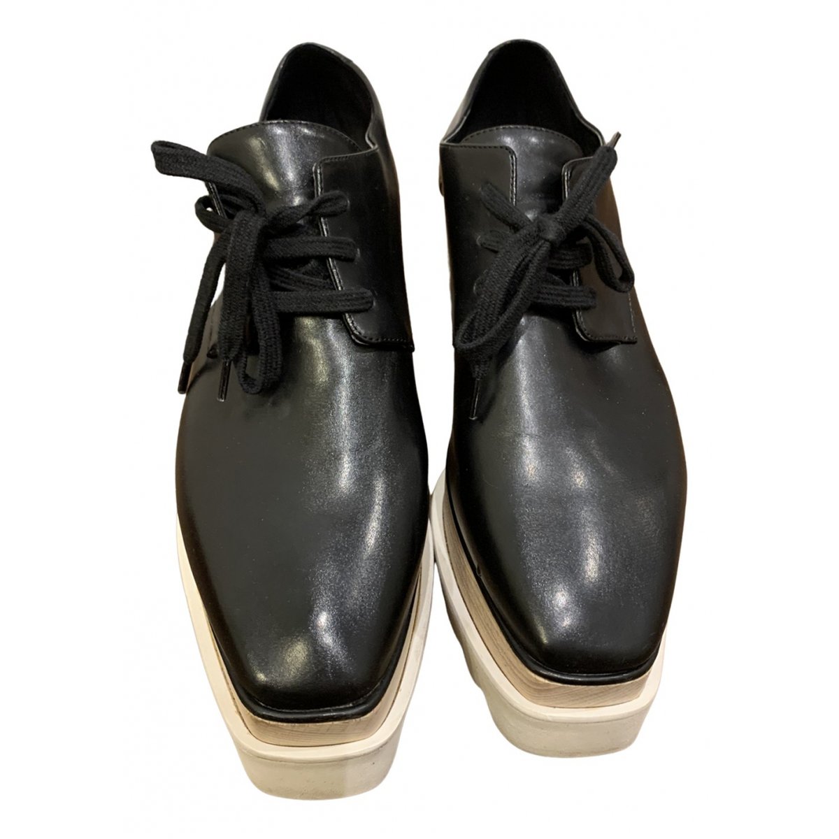 Elyse vegan leather lace ups