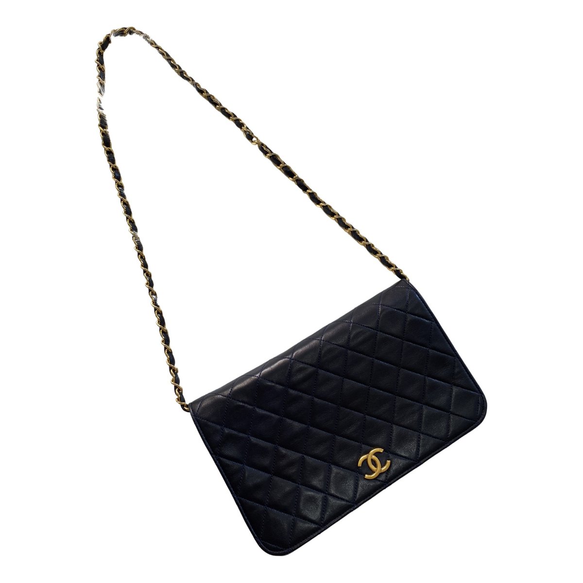 Wallet on Chain leather handbag