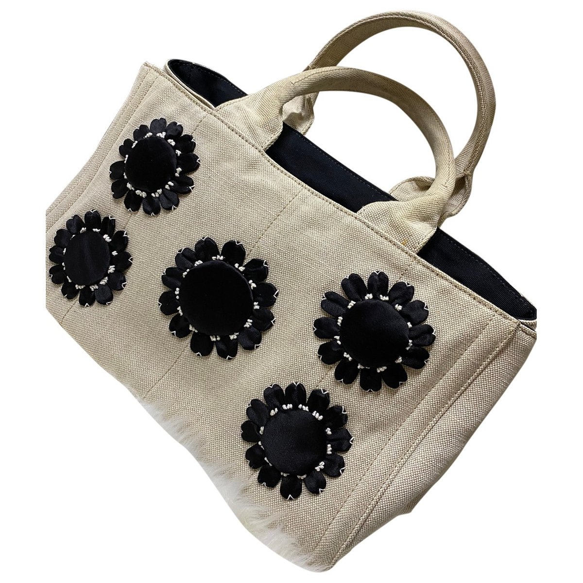 Madras cloth handbag