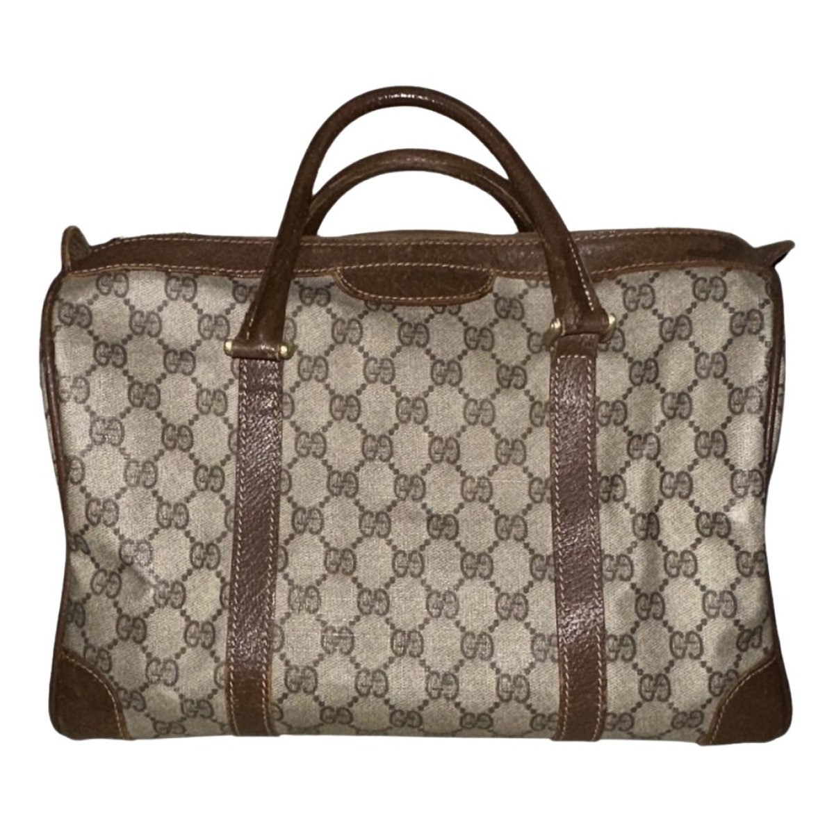 GG Running leather travel bag