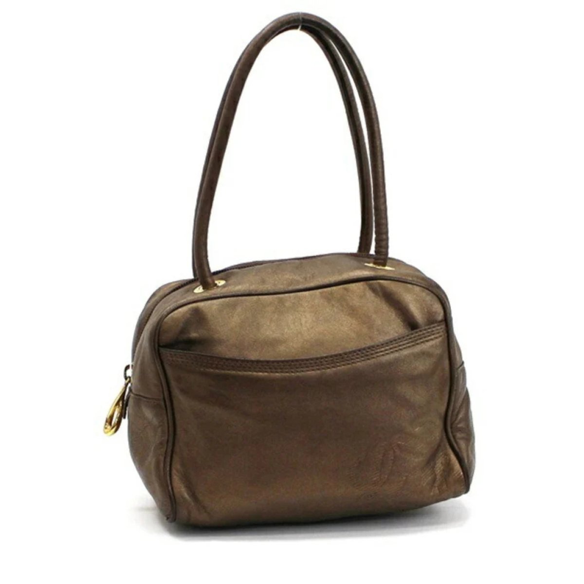 Anagram leather handbag