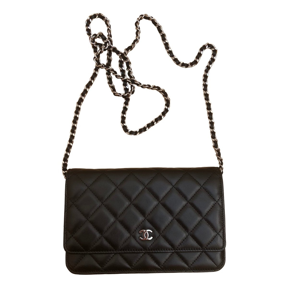 Wallet On Chain Timeless/Classique leather crossbody bag