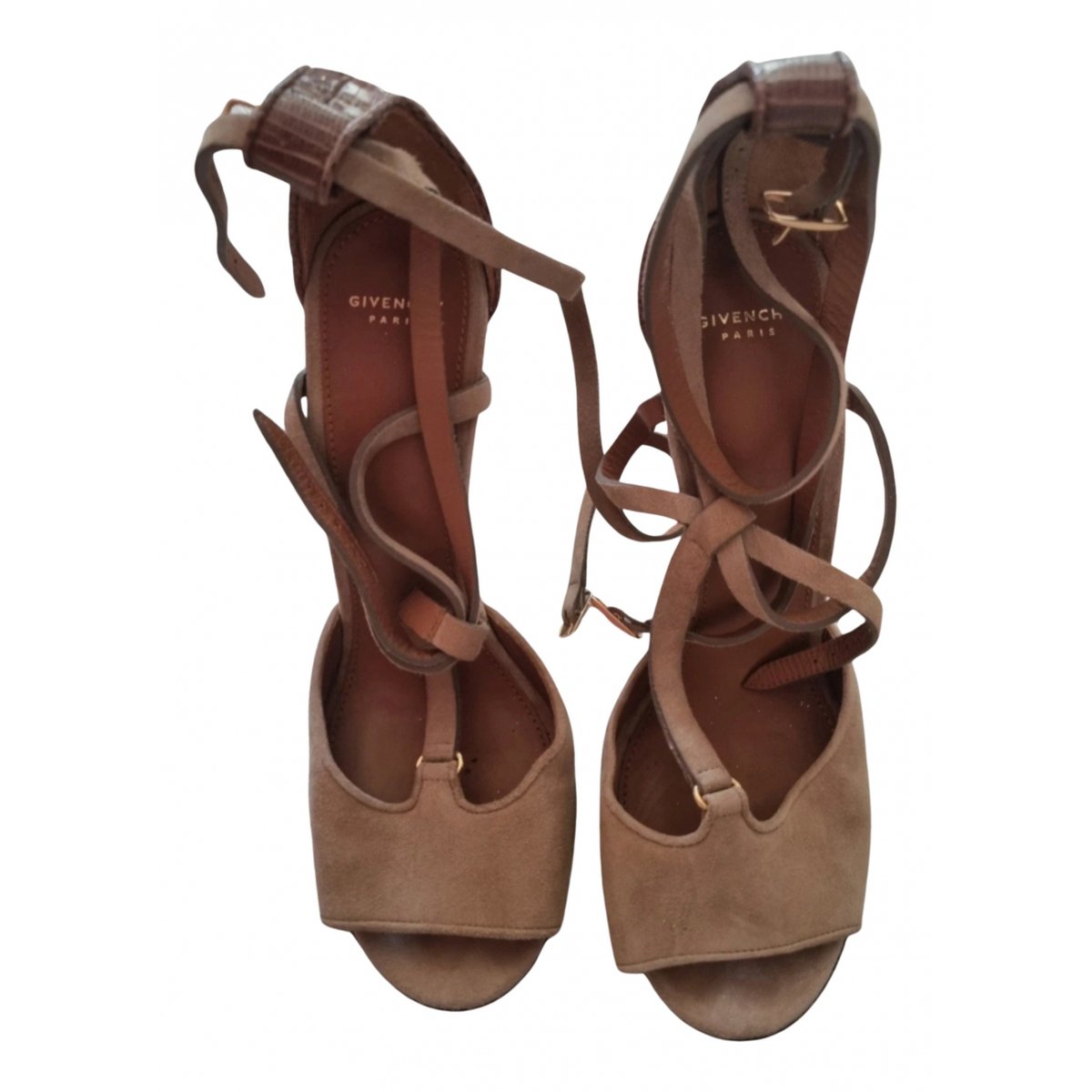 Shark leather sandal
