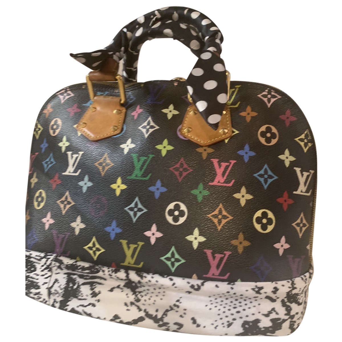 Alma leather handbag