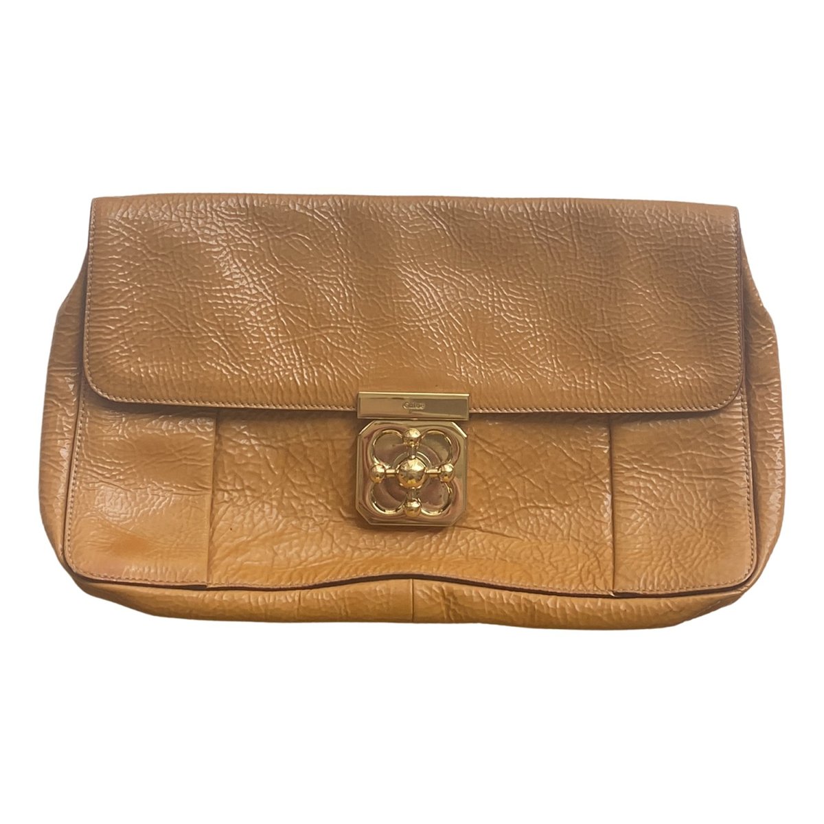Elsie leather clutch bag