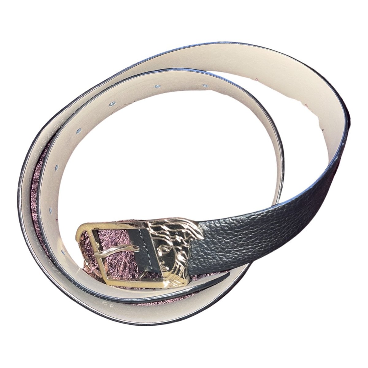 Medusa leather belt