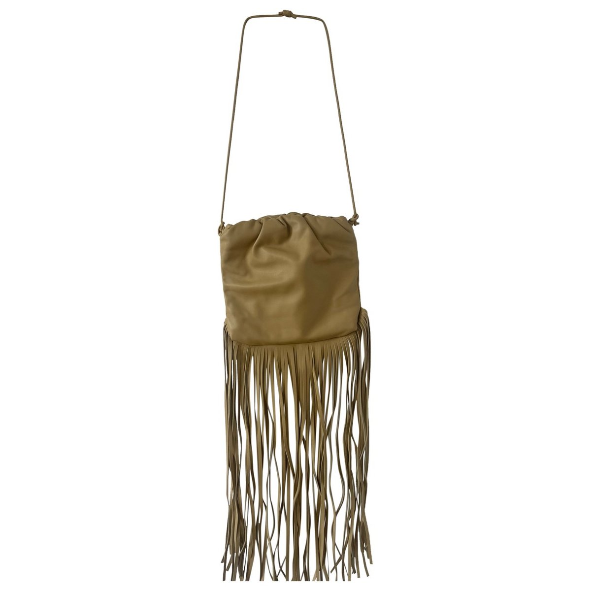 Fringe Pouch leather handbag