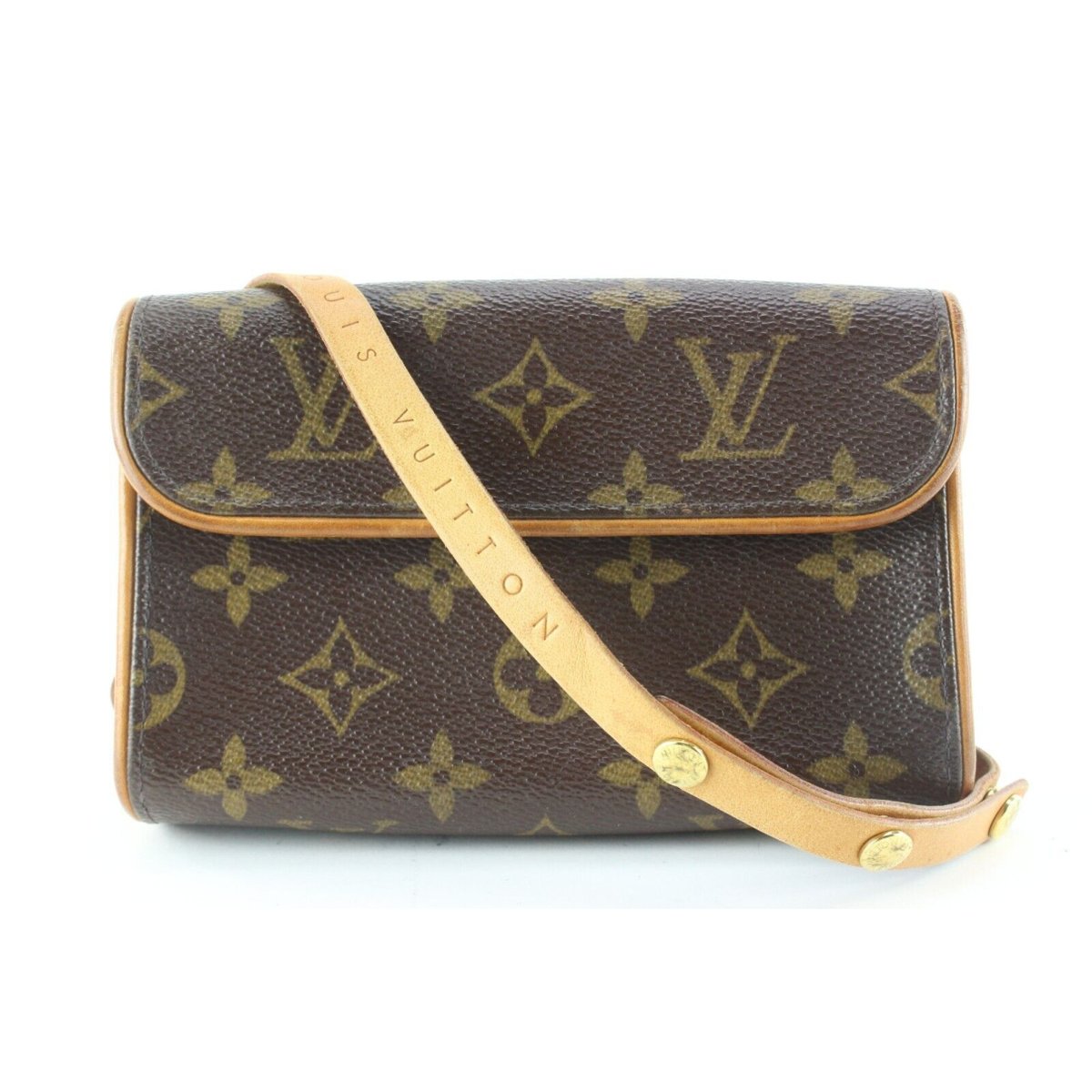 Florentine patent leather crossbody bag