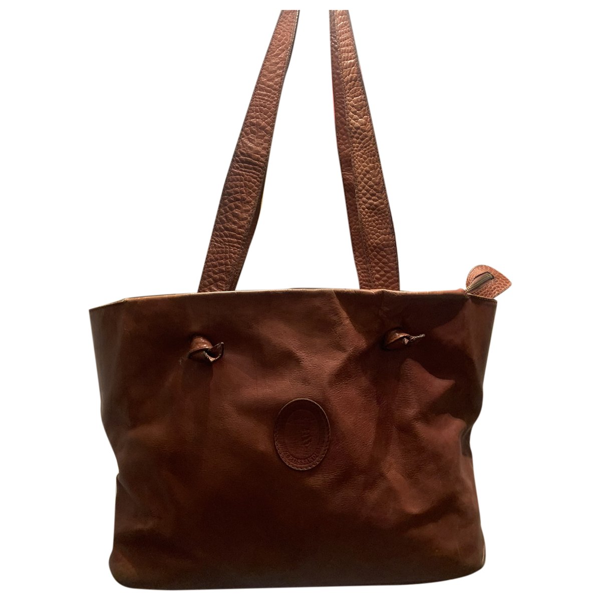 Leather tote