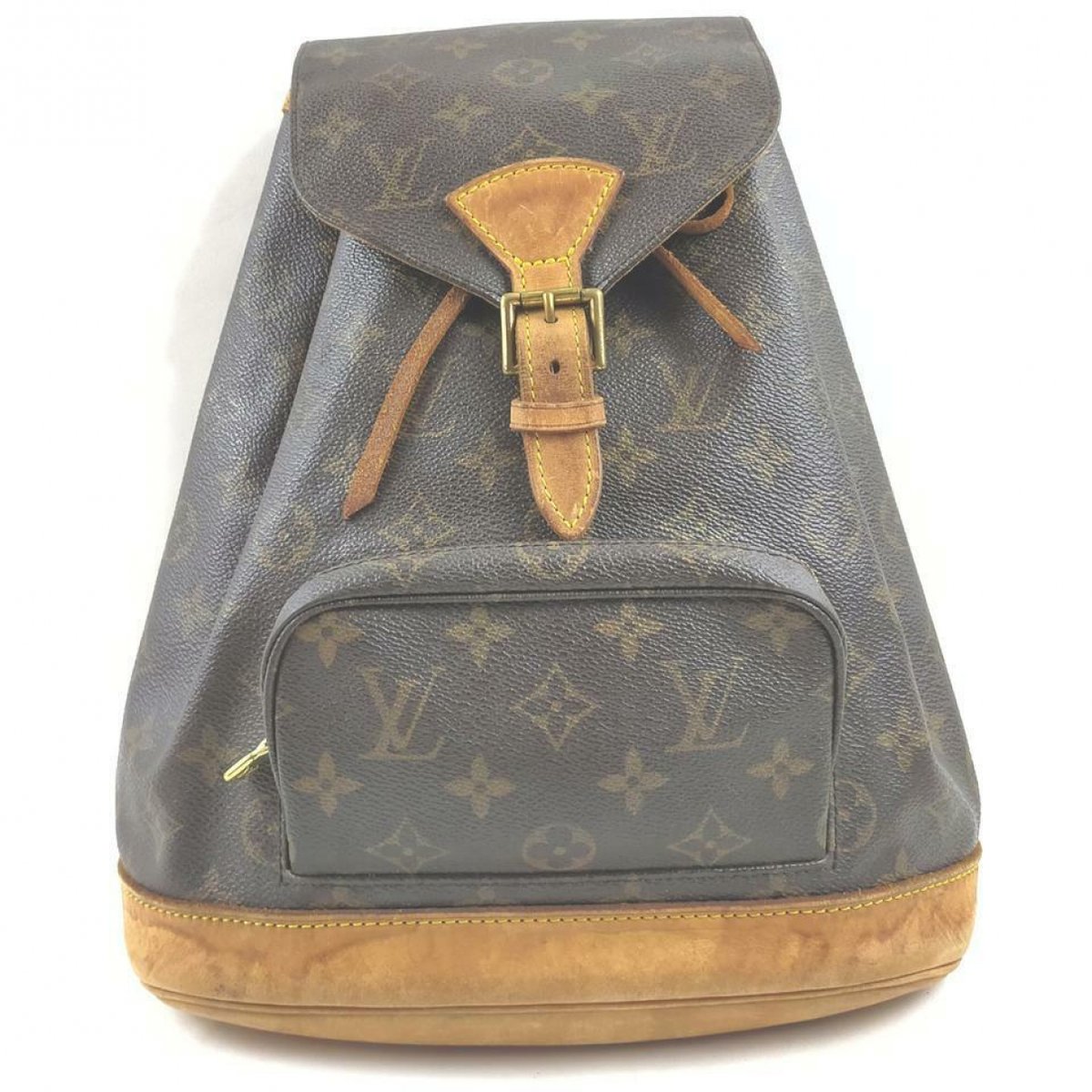 Montsouris patent leather backpack