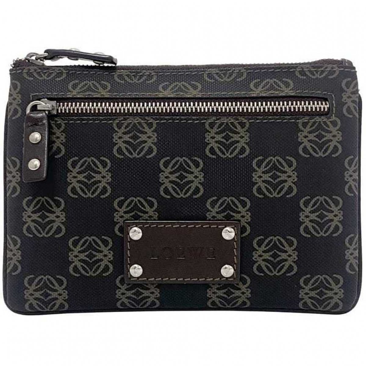 Anagram leather mini bag
