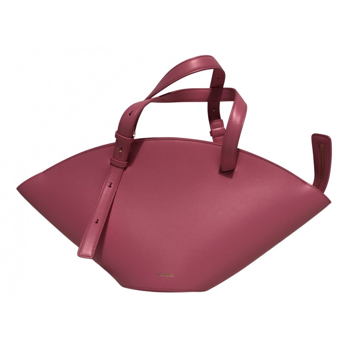 Shopper leather handbag
