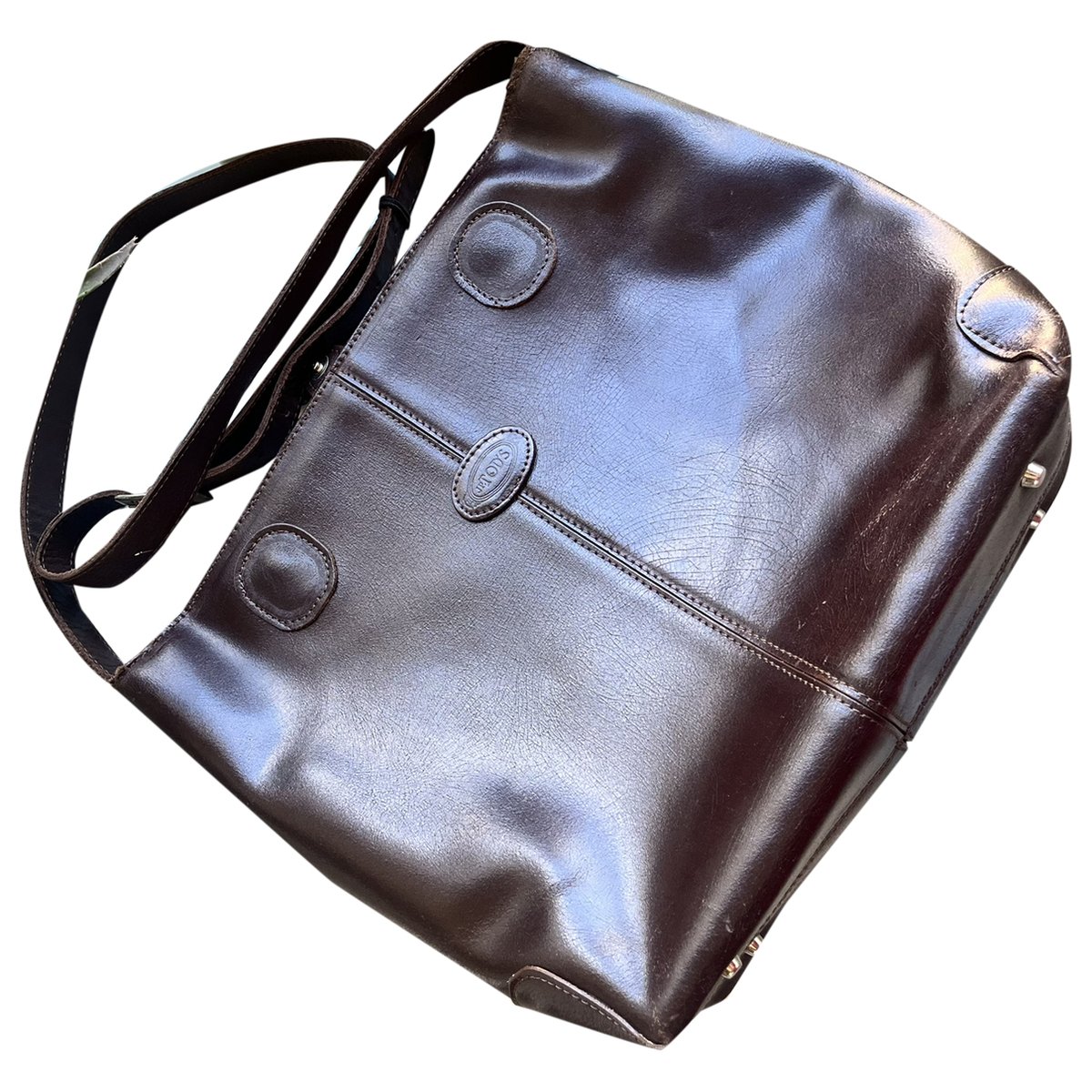 D Bag leather handbag