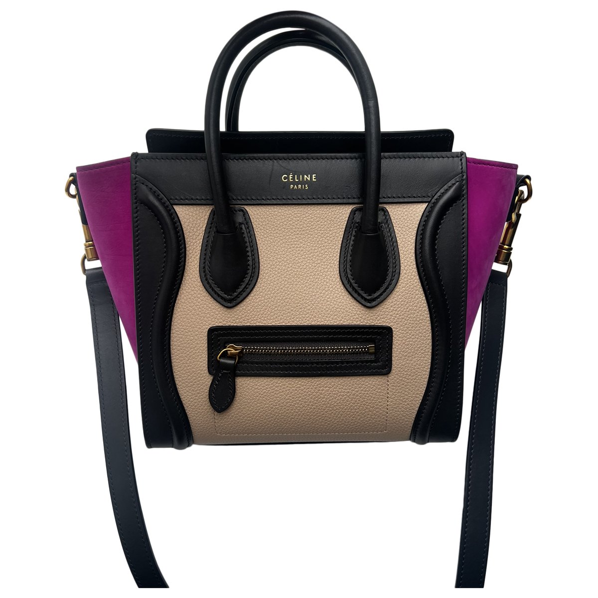 Nano Luggage leather handbag