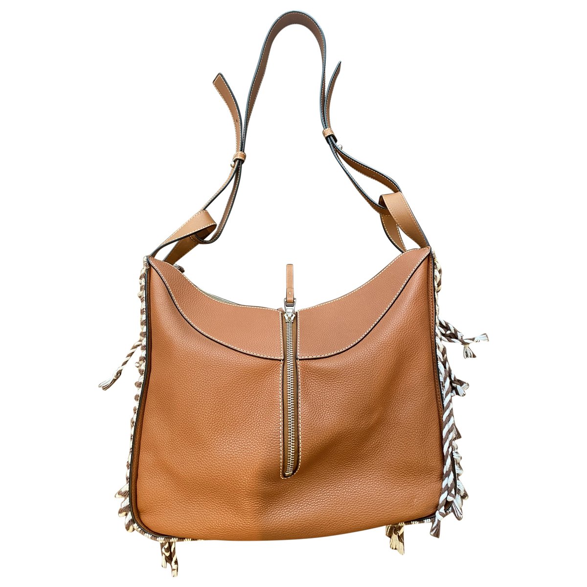 Hammock leather handbag