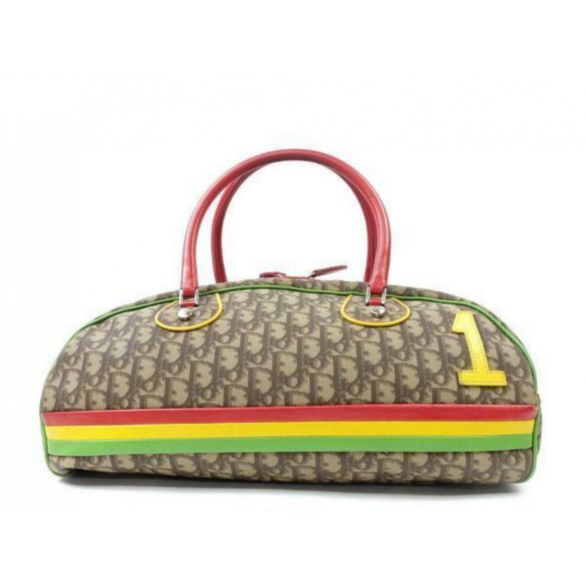 Trotter patent leather handbag