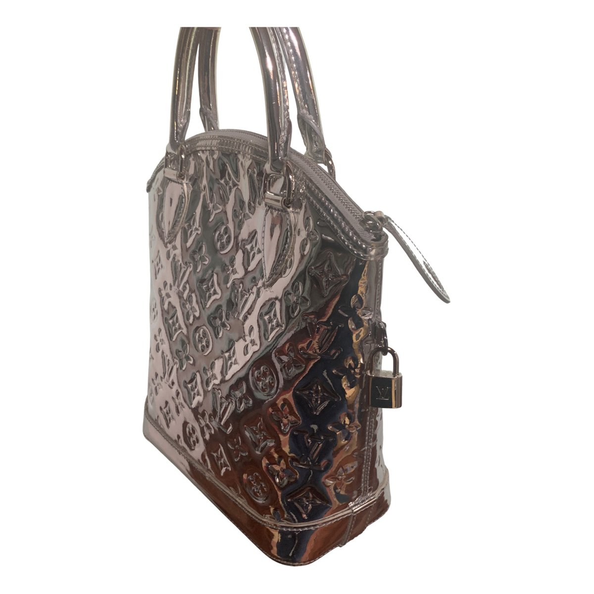 Lockit Vertical patent leather handbag