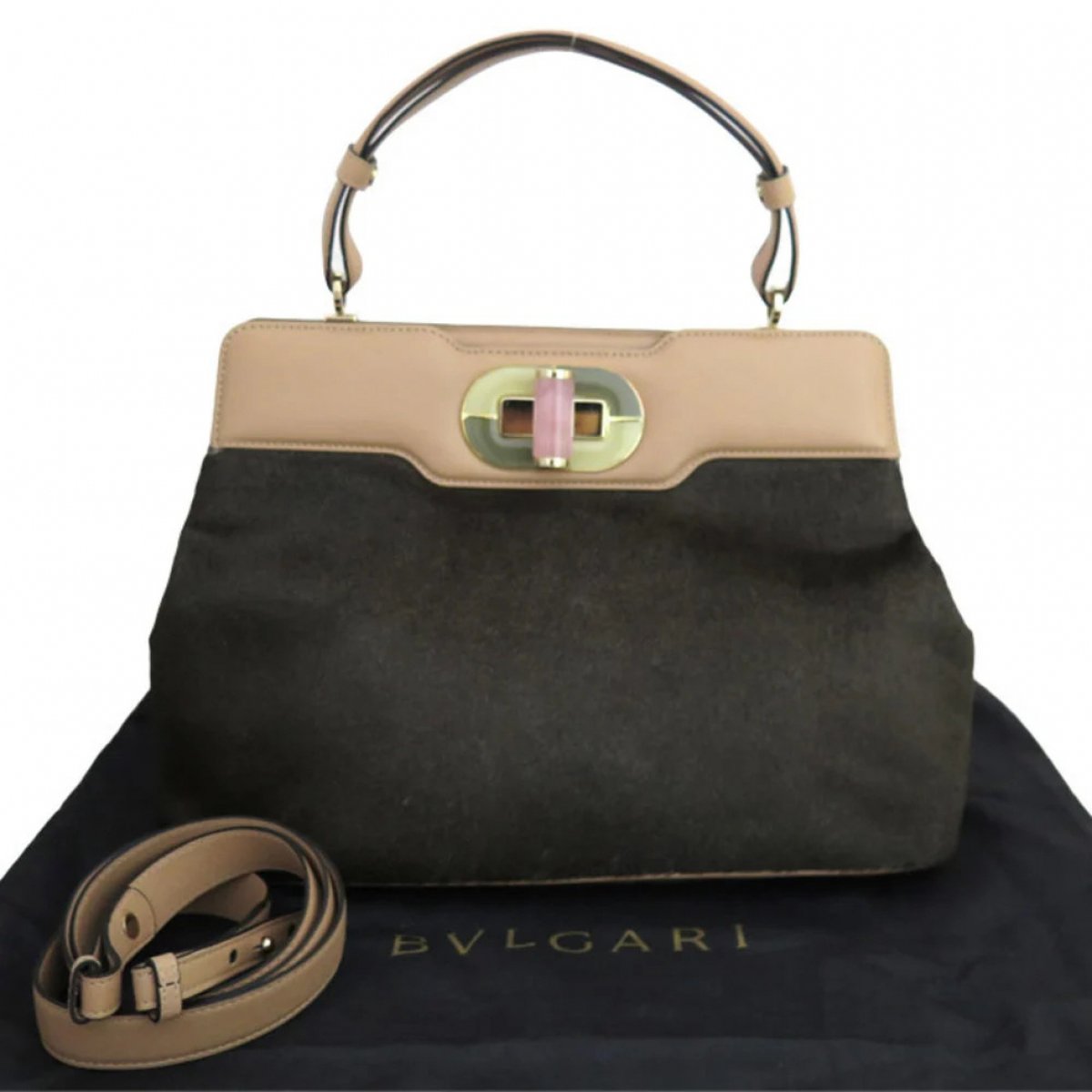 Isabella Rossellini leather handbag
