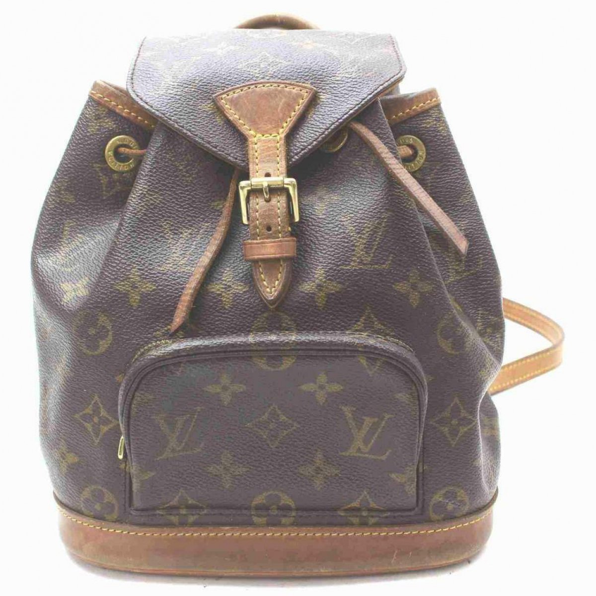Montsouris patent leather backpack