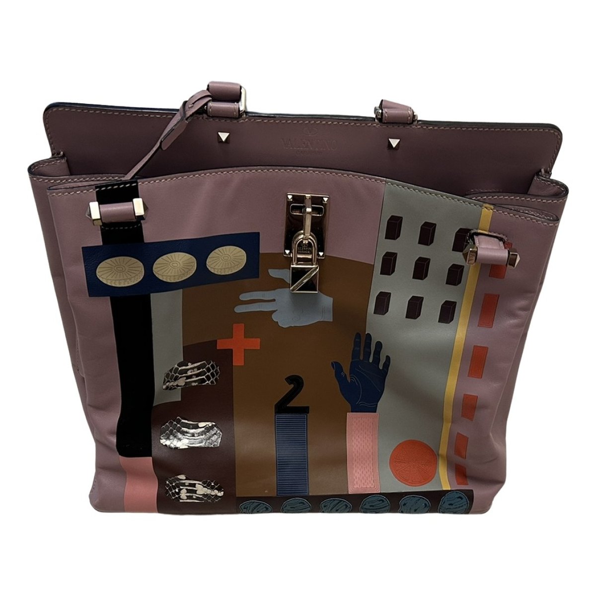 JoyLock leather handbag
