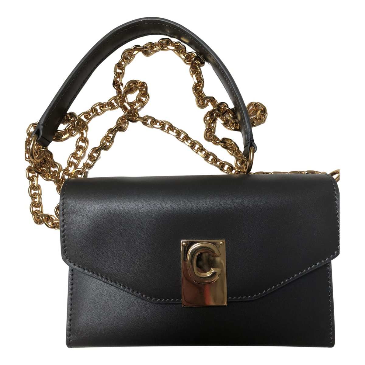 C bag leather crossbody bag